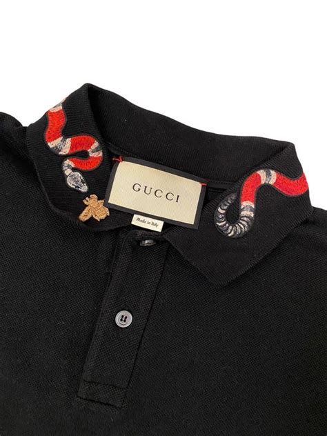 gucci polo snake replica|gucci snake and bee polo.